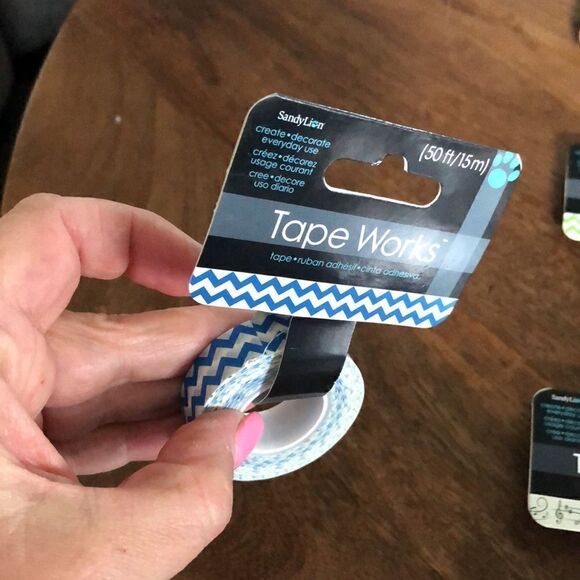 Sandy Lion Variety Self-Adhesive Washi Removable Tape Works Collection-6 rolls - Picture 2 of 9